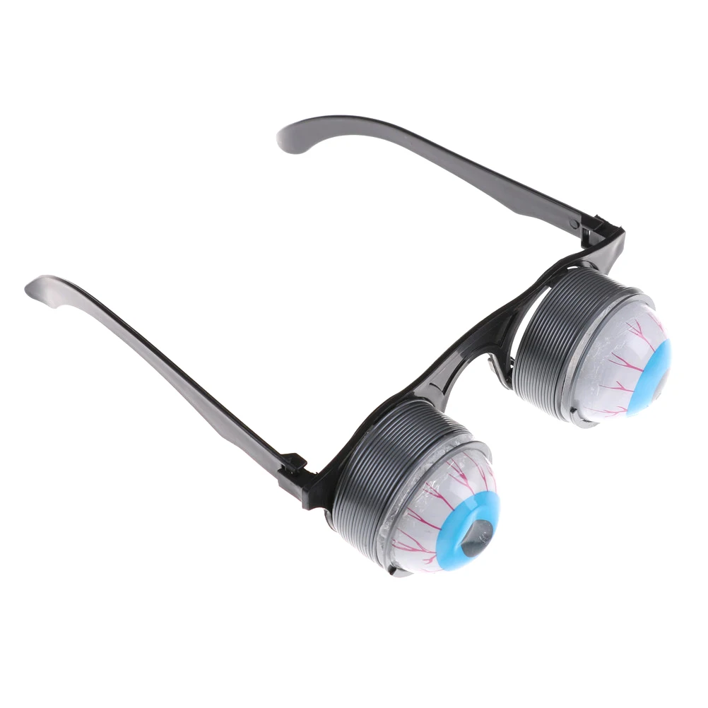 1 шт. забавная игра свисающие весенние очки для глаз кляп игрушка шутки с друзьями