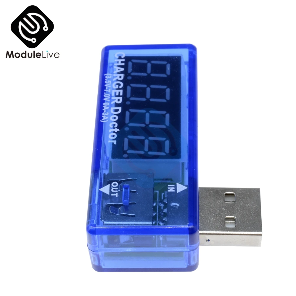 Цифровой дисплей Горячая мини USB мощность измеритель напряжения тока портативный мини детектор тока и напряжения зарядное устройство Доктор