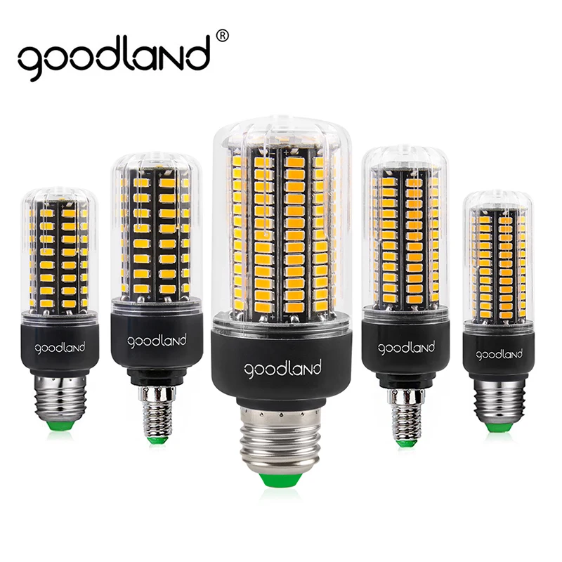 Светодиодная лампа Goodland E27 Smart IC SMD5736 E14 светодиодная переменного тока 85-265 в 3 5 Вт 7 9
