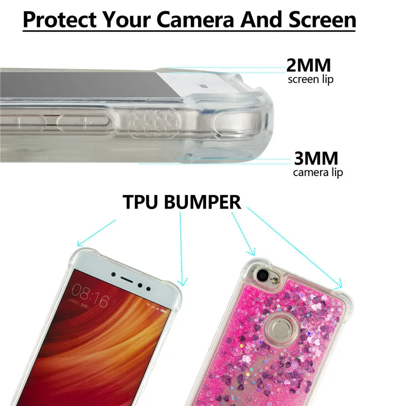 Чехол Netarlier для Redmi Note 5A роскошный жидкостный Мягкий Силиконовый ТПУ чехол