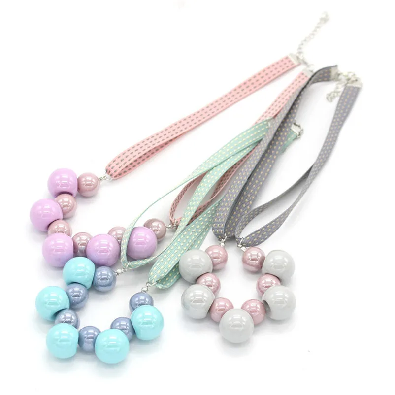 Женский тканевый мячик ADOLPH корейский кулон в виде цветка колье чокер с