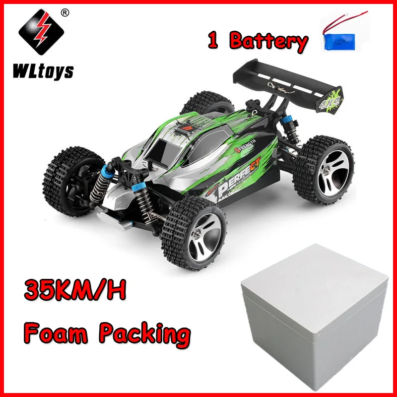 WLtoys A959-B 70 км/ч пульт дистанционного управления Радиоуправляемый скоростной гоночный автомобиль высокоскоростной автомобиль внедорожный завод прямая Лучшая цена Модернизированный Радиоуправляемый автомобиль - Цвет: A959-A 35KM 1battery