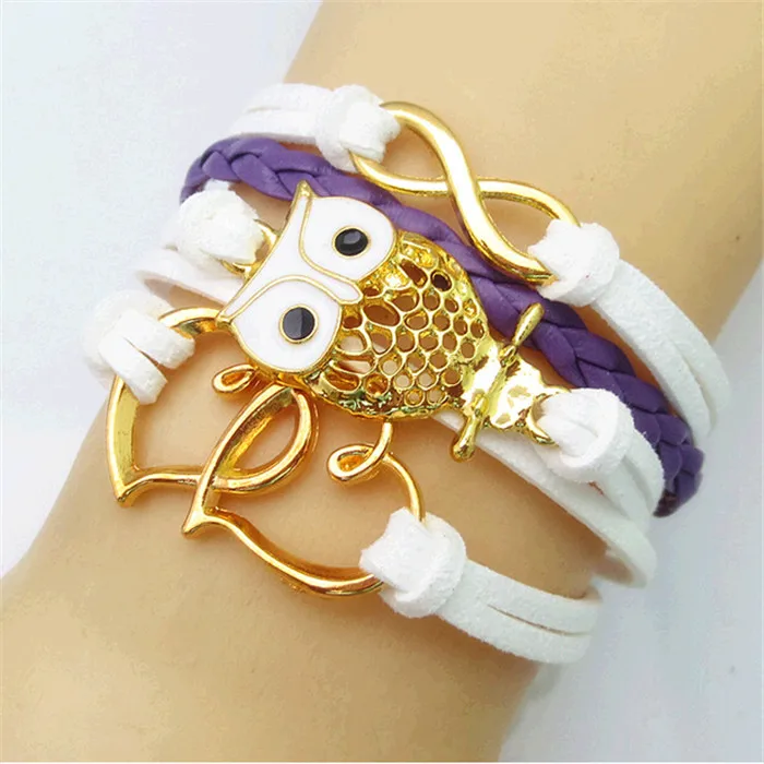 New hot fashion cute design restoring ancient ways unique lovely charm bracelet a variety of style leather | Украшения и