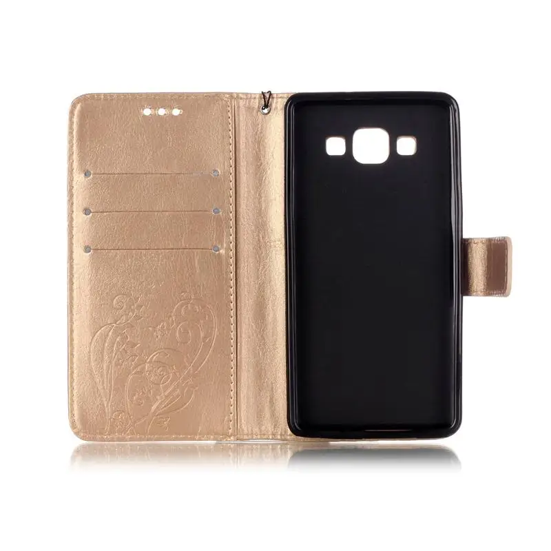UPaitou Роскошный цветок флип-чехол для Samsung Galaxy A5 2015 A500 A500F A500FU кожаный