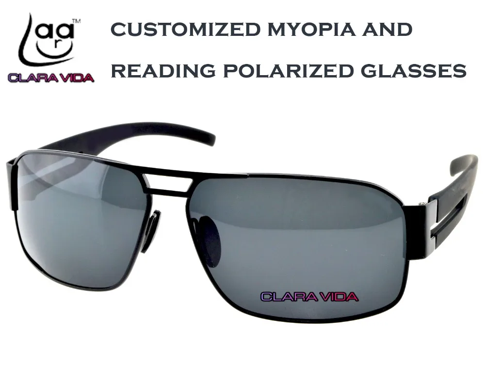 = CLARA VIDA Поляризованные солнечные очки черный мужской близорукости