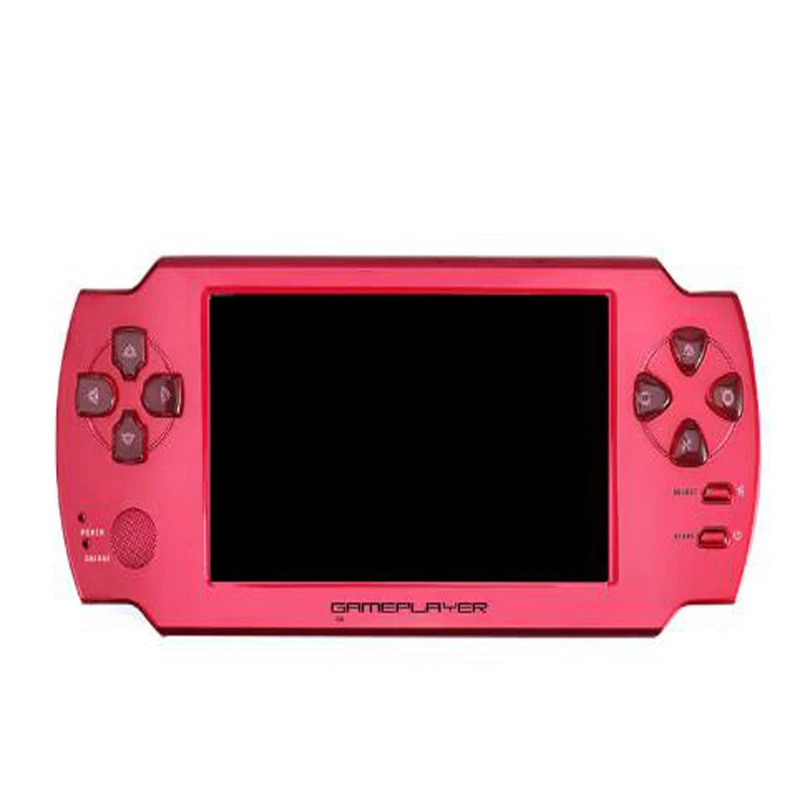 red Портативная игровая консоль 4,3 дюймов экран MP4-плеер MP5 игровой плеер реальная поддержка 8 ГБ для psp игры, камеры, видео, электронной книги - Цвет: red