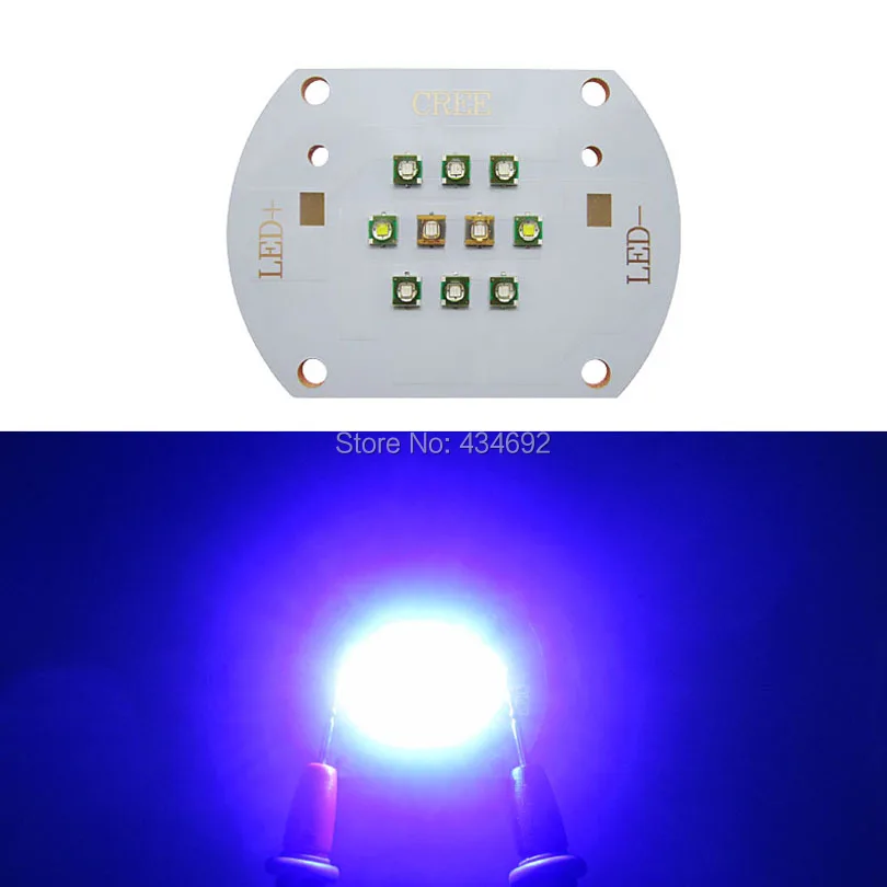 Cree XPE XP E + полу светодиодный s аквариума DIY излучатель светильник 475nm синий 420nm УФ