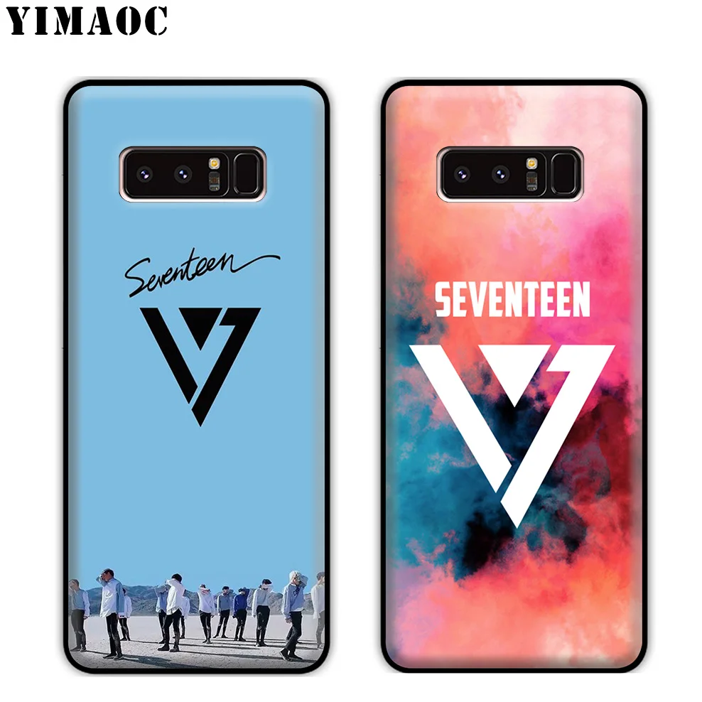YIMAOC Seventeen Bands Soft Silicone Case for Samsung Galaxy S10 S10e S9 S8 Plus S7 S6 Edge J6 Cover |