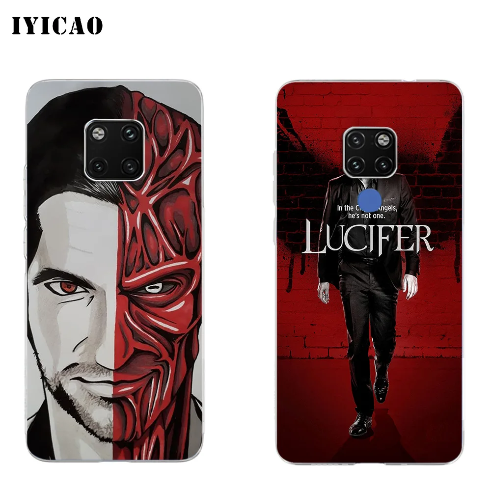 IYICAO Lucifer том Эллис ТВ-шоу Мягкий силиконовый чехол для телефона Huawei Mate 10 20 Lite Pro Nova 2