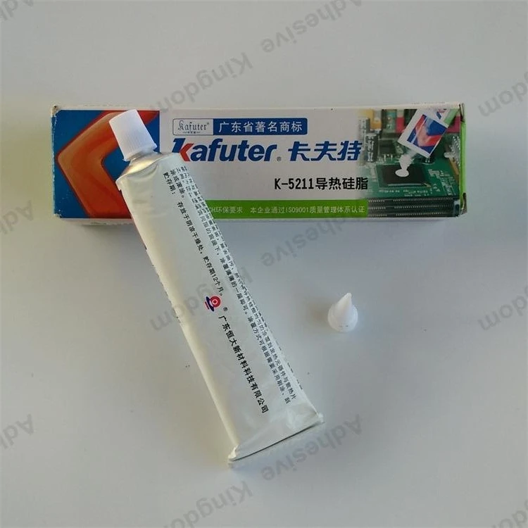 Подлинная Kafuter 100 г K 5211 LED Тепловая смазка CPU термосмазка диодный заполненный клей