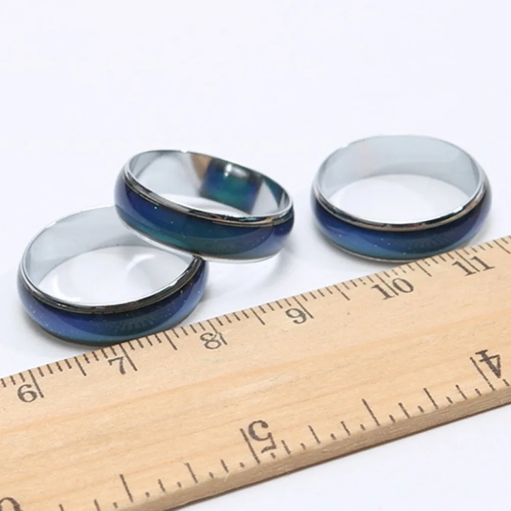 Изящные ювелирные украшения кольцо настроения с изменением цвета диапазона