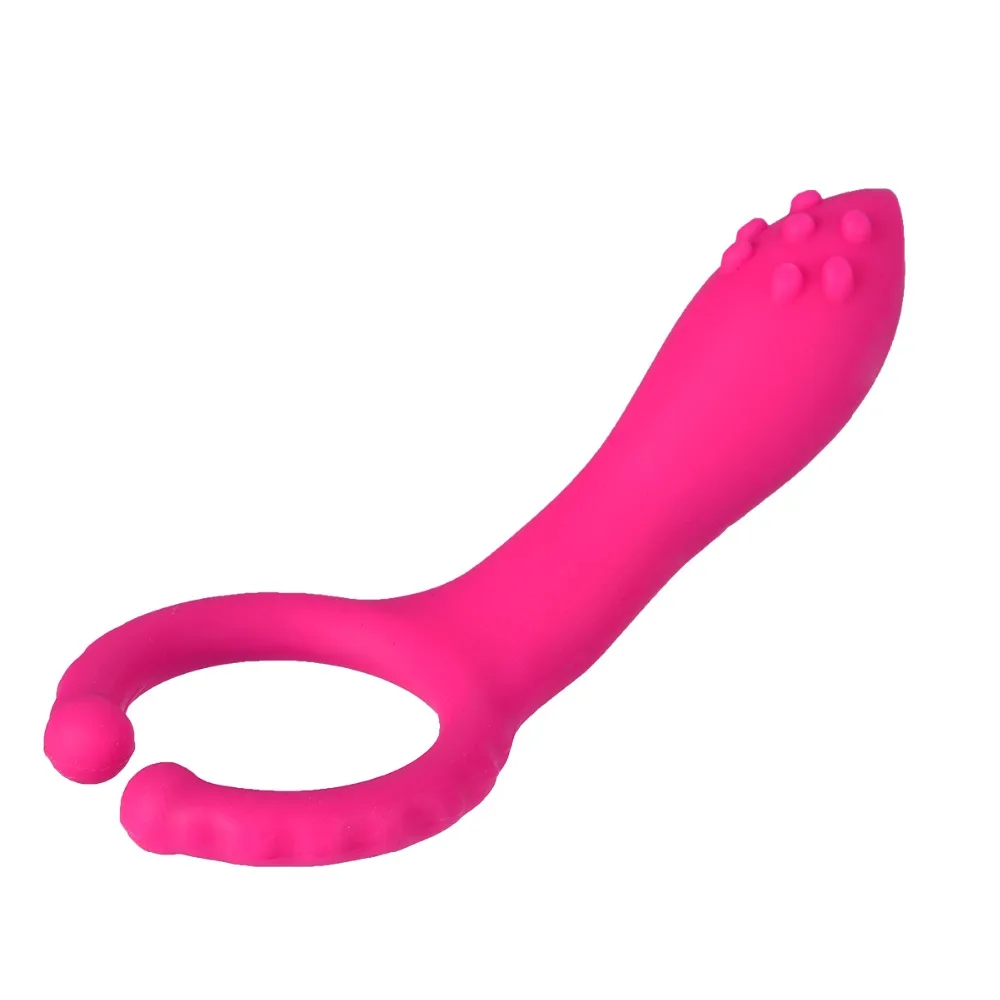Силиконовый вибратор для стимуляции точки G фаллоимитатор с зажимом сосков