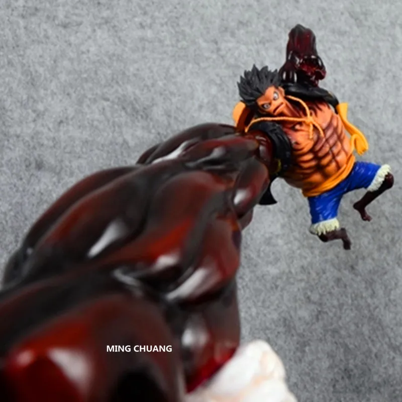 Цельная статуя обезьянка D. Luffy грудь соломенная шляпа Пираты внук Обезьяна D Garp GK