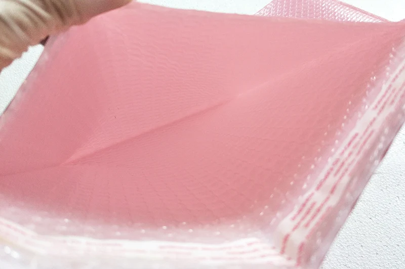 50 шт пузырчатых мешков конвертов розовый конверт с пузырчатой упаковкой Большие