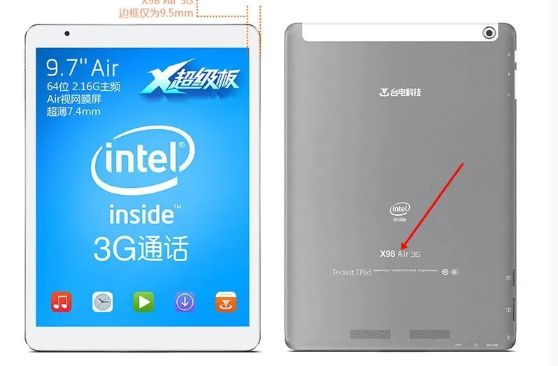 2016 Бесплатная Доставка Оригинальный ЖК-Экран для Teclast X98 Air 3 Г 2048x1536 HD IPS Retina Замена
