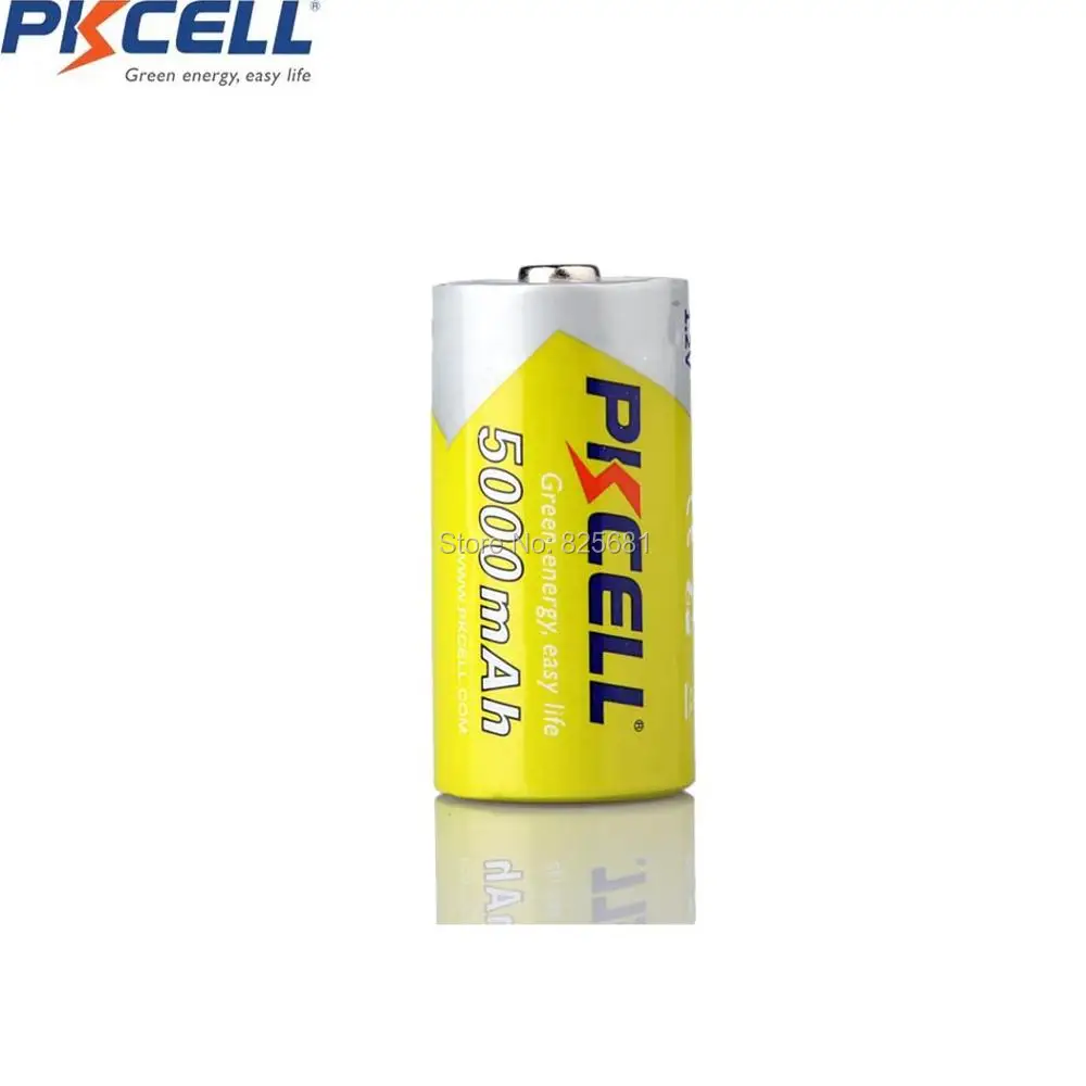 Большой аккумулятор PKCELL C 5000 мА · ч 1 2 В перезаряжаемый NIMH 6 шт. 3 блистерных