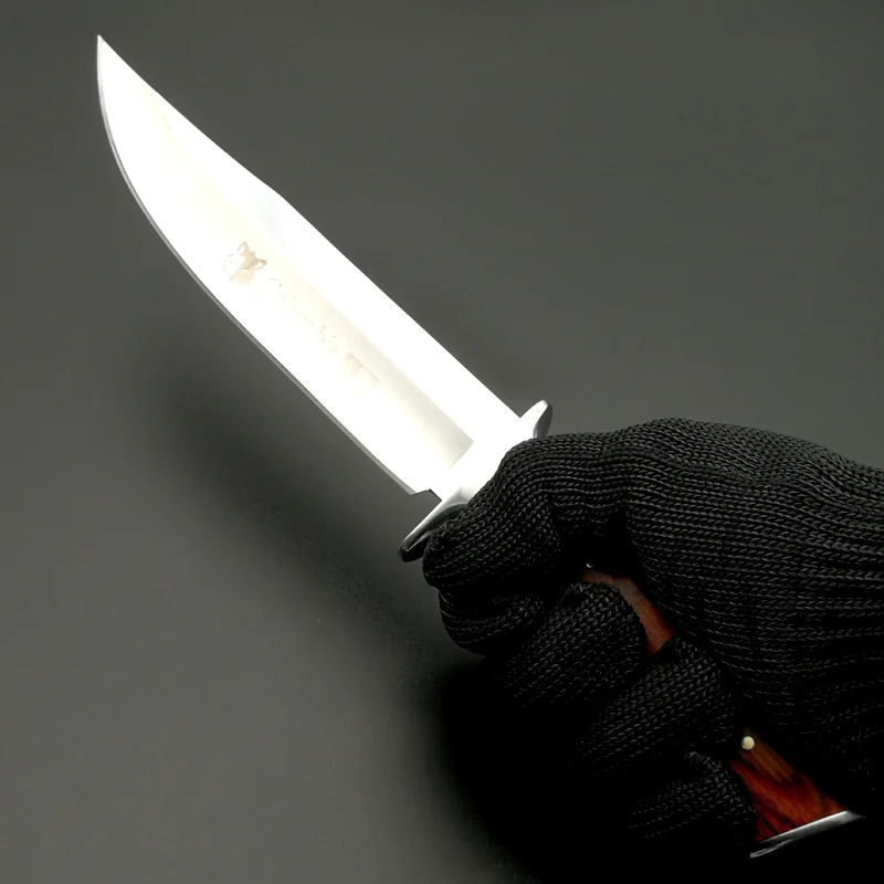 DuoClang дикая война ножи для выживания 5Cr13Mov стальное лезвие с деревянной ручкой