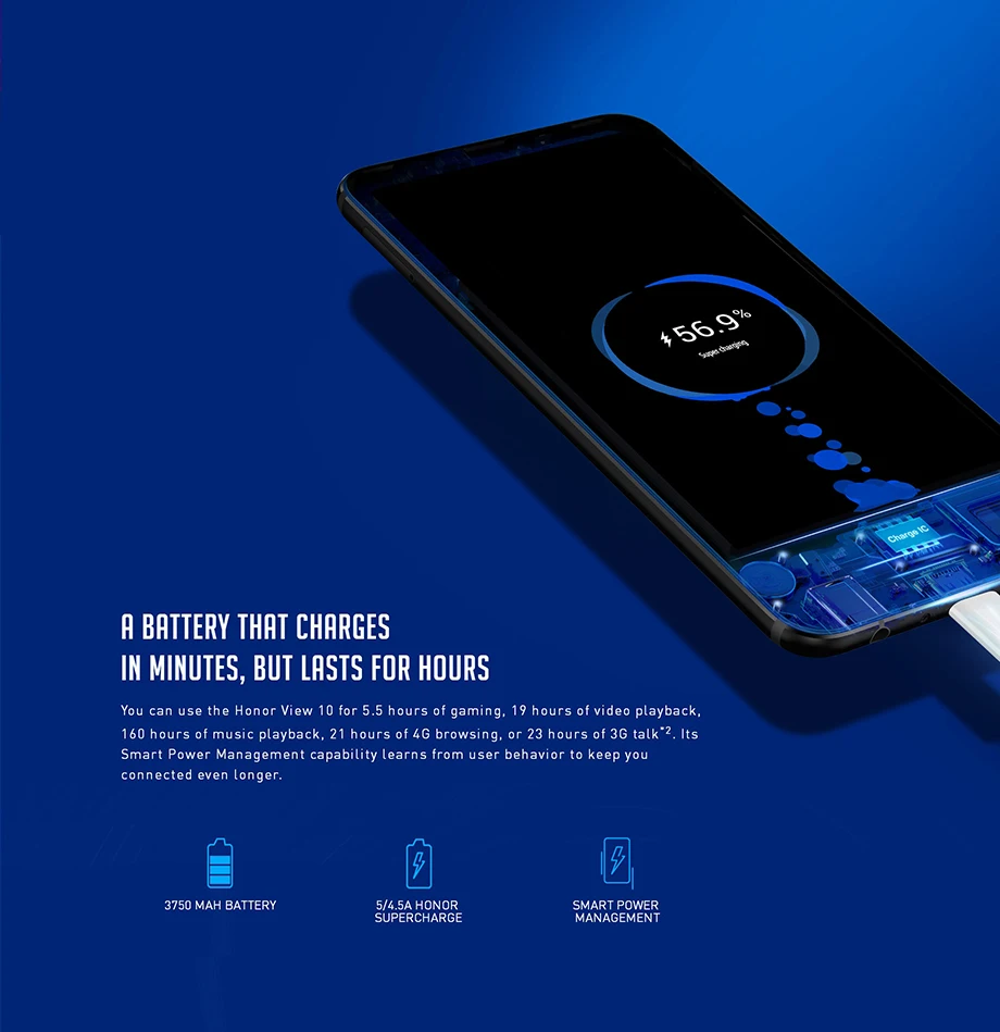 HONOR View 10, Honor V10, 6 ГБ, 64/128 ГБ, смартфон, 5,99 дюймов, Kirin 970, четыре ядра, Android 8,0, NFC, отпечаток пальца, 3750 мАч