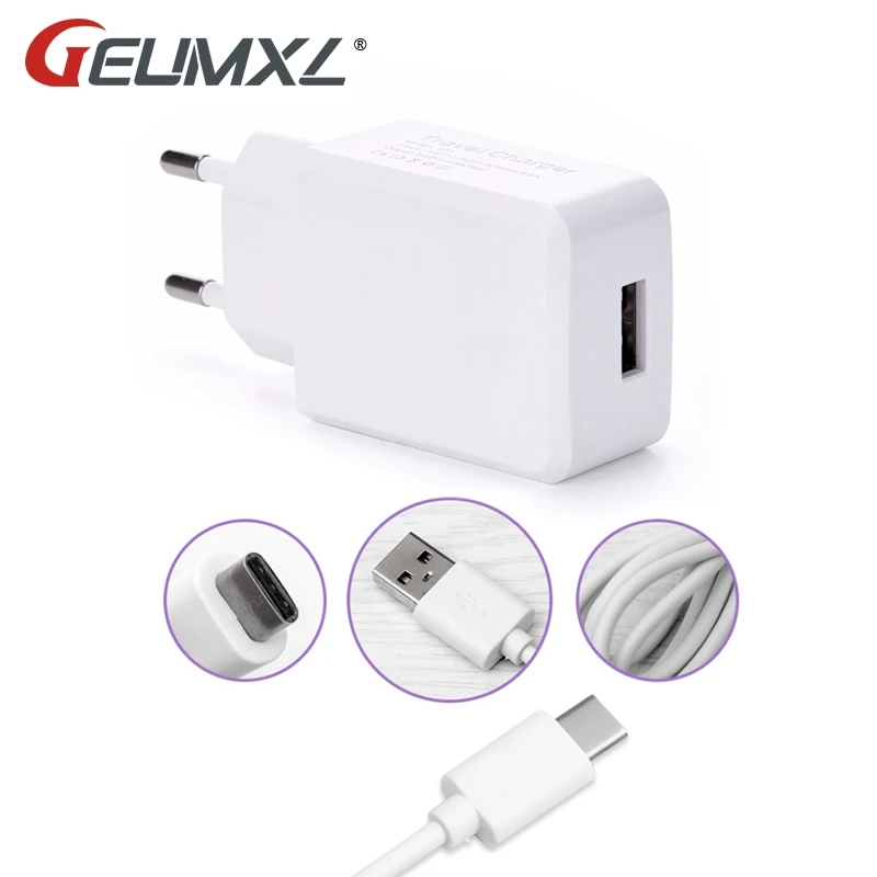 GEUMXL EU Plug 2.4A USB настенное зарядное устройство для Asus ZenPad Z8s ZT582KL ZE554KL ZS551KL Travel Chargeur + 1M