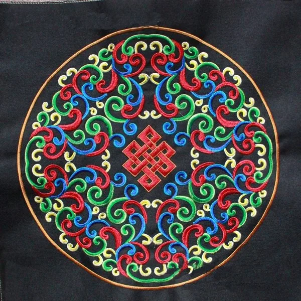 miao stitch satin fabric embroidery patch bag home textile applique trim ethnic nepal tribal thai india boho gypsy hmong DIY | Дом и сад