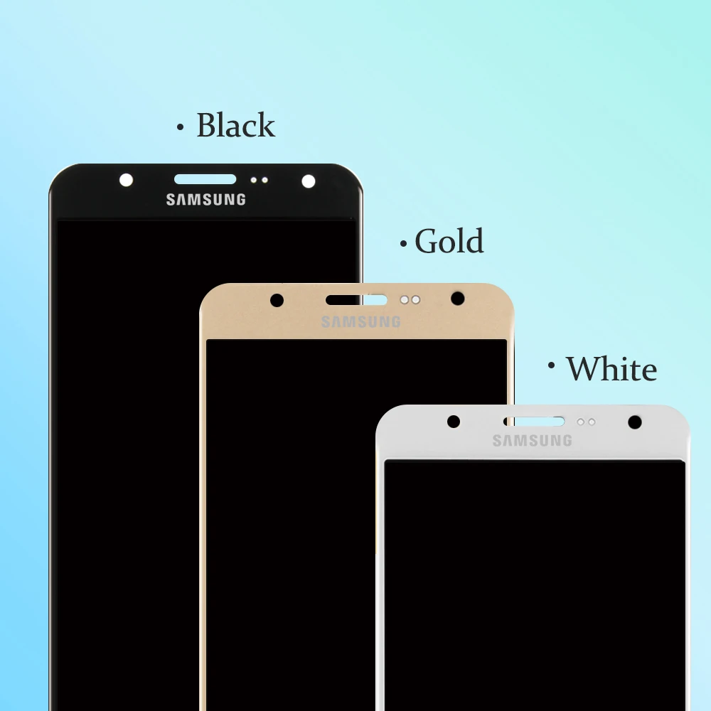AMOLED ЖК-дисплей Замена для SAMSUNG Galaxy J7 J700 SM-J700F J700H J700M кодирующий преобразователь сенсорного экрана в сборе