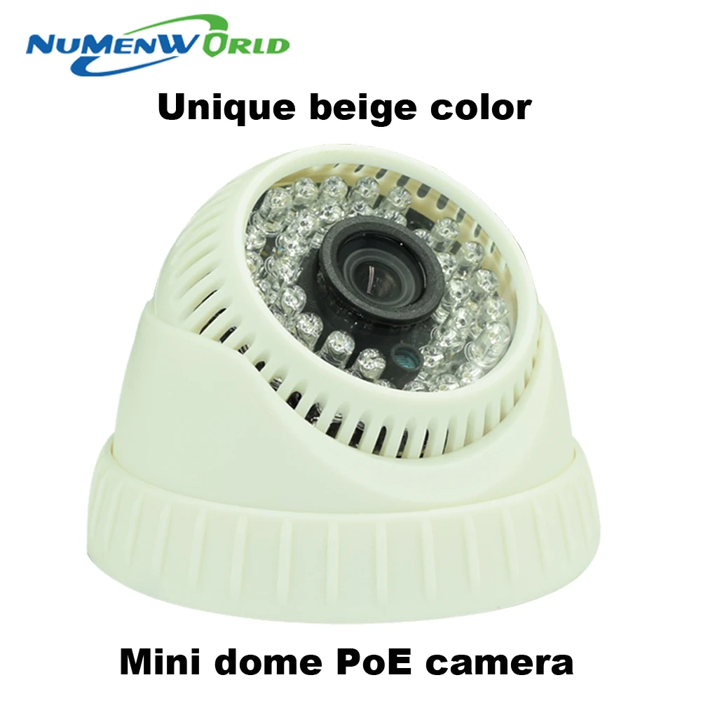 POE ip камера 1080P мегапиксельная ips Onvif H.264 36 шт. LED 3 6 мм P2P купольная для помещения IP