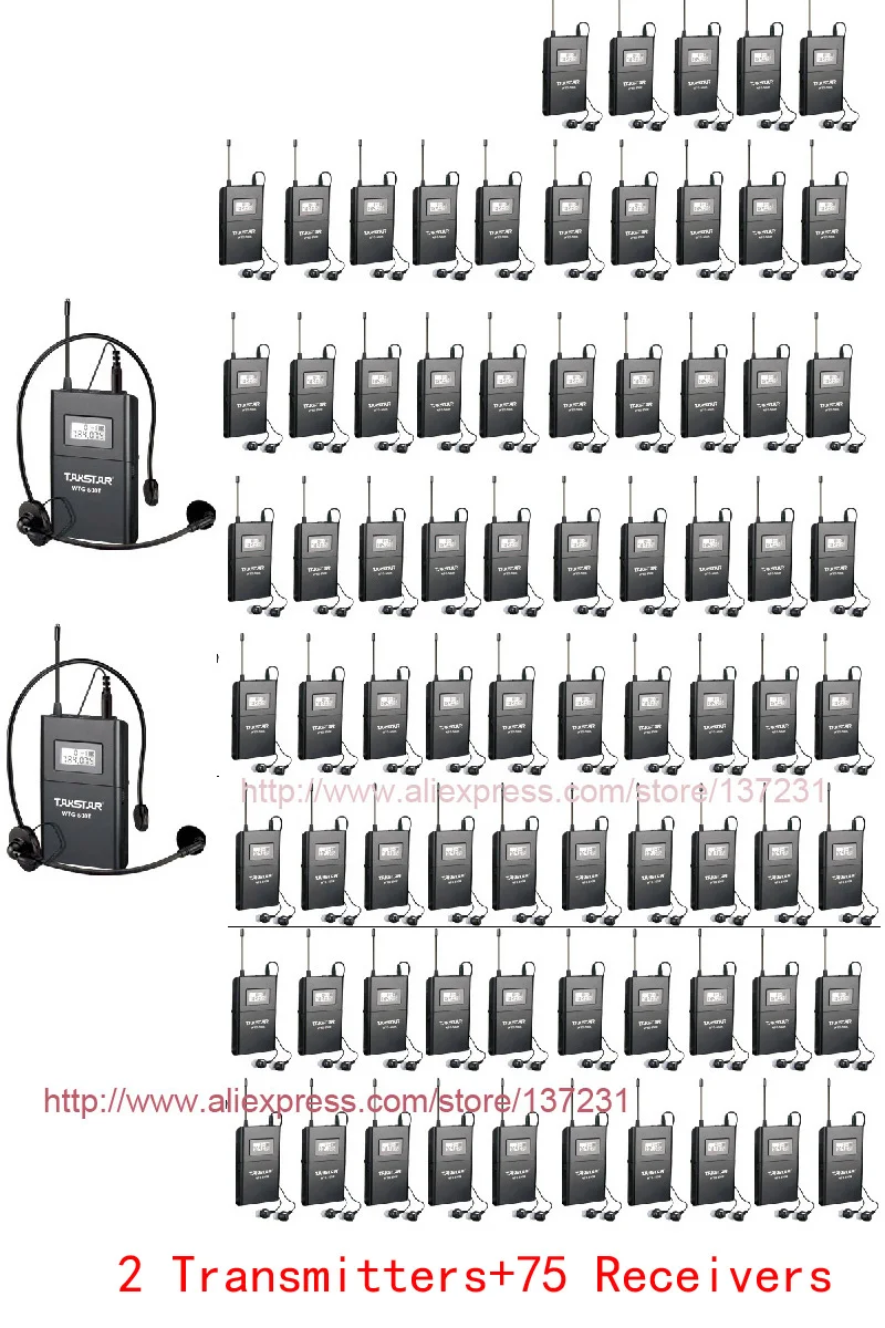 2017 Takstar WTG-500/WTG500 UHF Беспроводная аудиосистема Для церковных собирателей