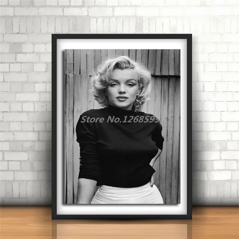 Настенный постер Marilyns Monroes HD на холсте декоративная картина для гостиной