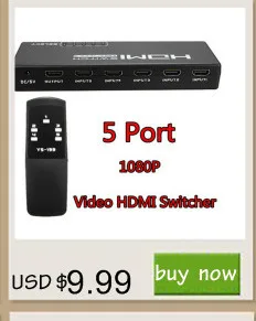 1080 P 3D мини 8 Порты и разъёмы HDMI Splitter Switcher 1x8 1 в 8 из распределитель hdmi сплиттер для HDTV PS3 Xbox EP программа хорошее качество