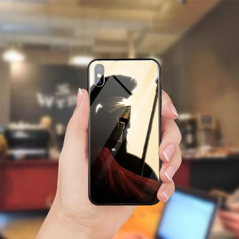 Жесткий ПК ТПУ закаленное Стекло мобильного телефона чехлы Сумки для Iphone 5 5s se X XR