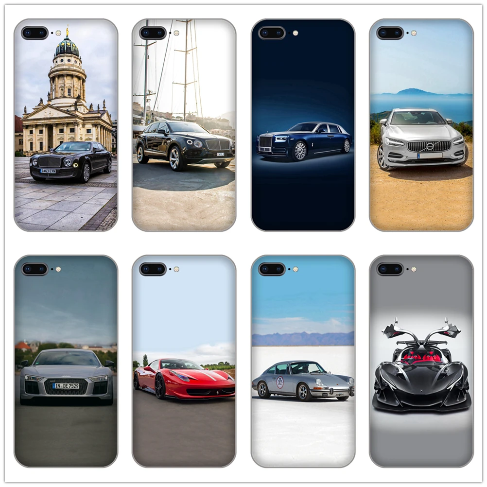 Роскошные автомобили Rolls royce Alfa Romeo Мягкий ТПУ чехол для телефона iphone 4 5 5s se 6 6s 8 plus 7