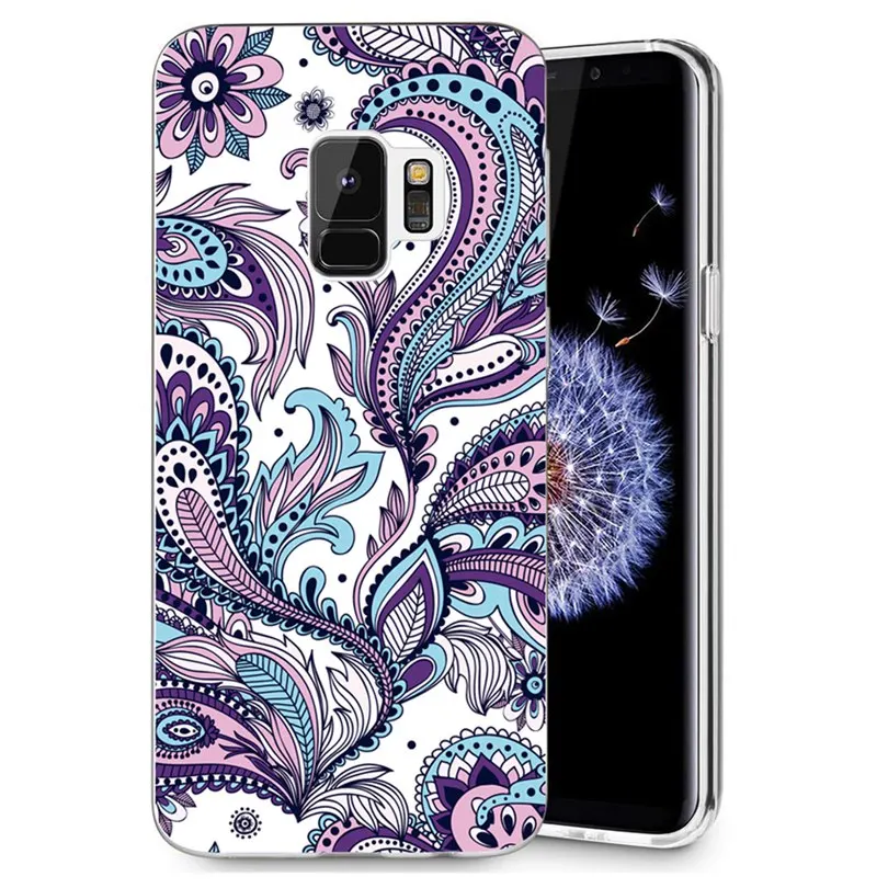 Цветочный кружевной чехол для Samsung Galaxy S9 чехлы из мягкого ТПУ силикона 5 77 &quot6 22&quot