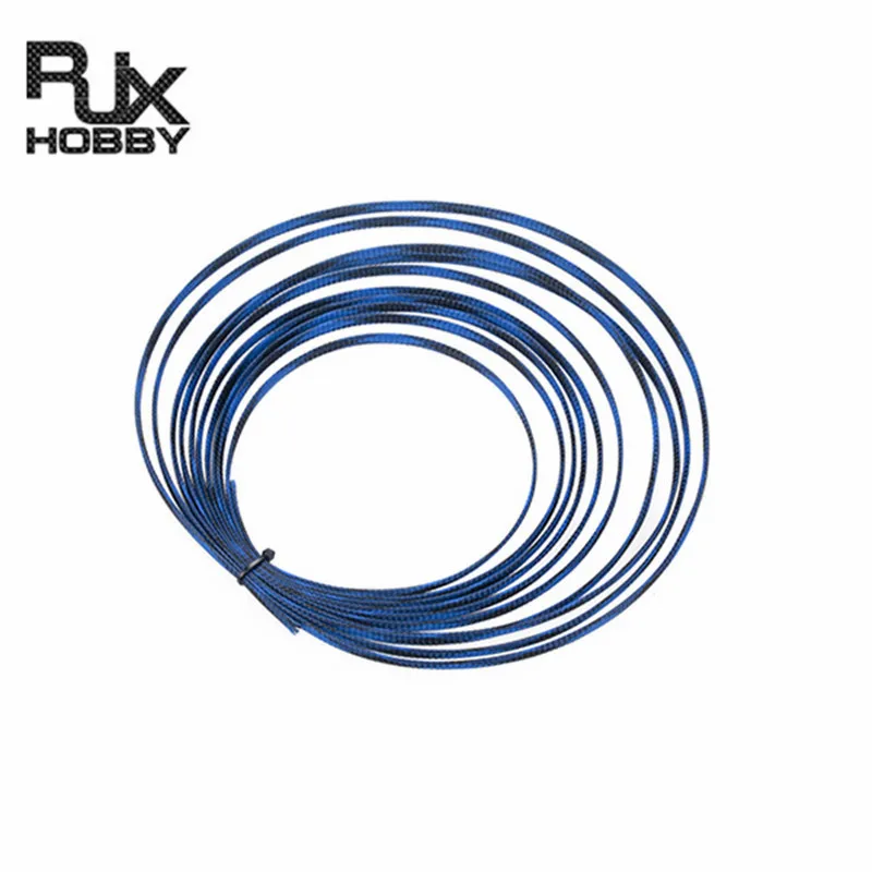 RJXHOBBY 5 м 6 мм змеиная сетка плетеная Защитная веревка трубка для ESC RC модель Синий