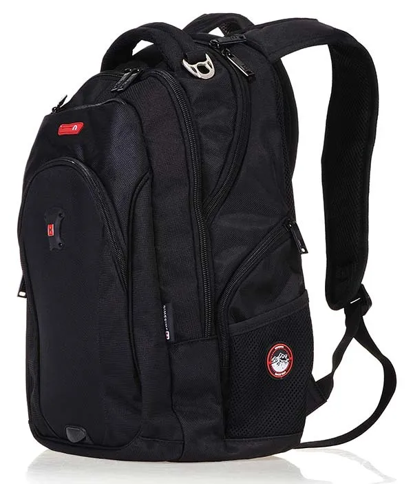 2015 fashion high quality swisswin music backpack school sports bag 30*16*46 black sw9216 | Багаж и сумки