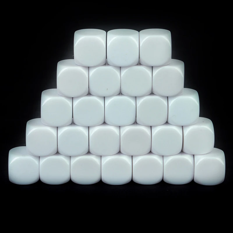 25 шт./лот глянцевые кости Обучающие пустые световая пластина может быть