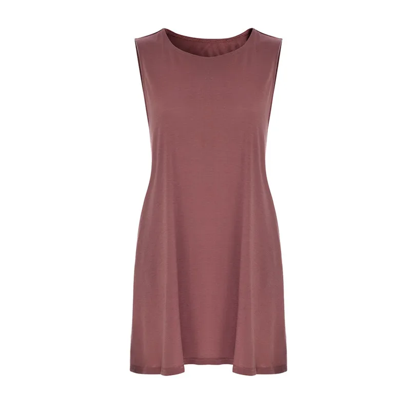 Плюс размер элегантное женское вечернее платье летняя мода без рукавов сплошной