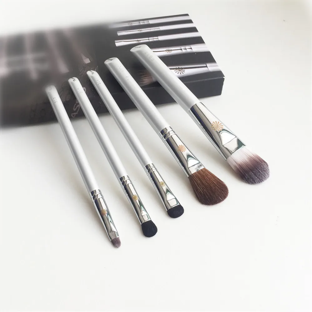 Набор кистей для макияжа набор из 5 с сумкой лучший дорожный размер основы румян