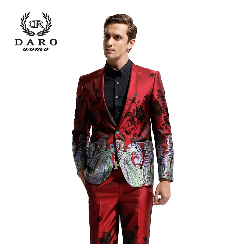 Мужской Блейзер DARO 2020 облегающий Повседневный пиджак брюки Свадебная вечеринка |