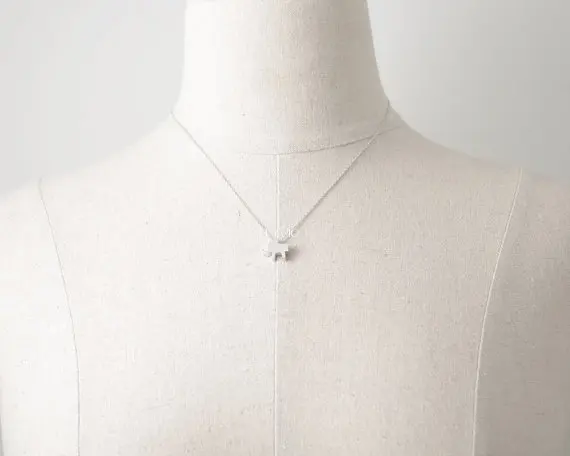 Ожерелье в форме слона ювелирное ожерелье 1 шт. (3 вида цветов свободное сочетание)