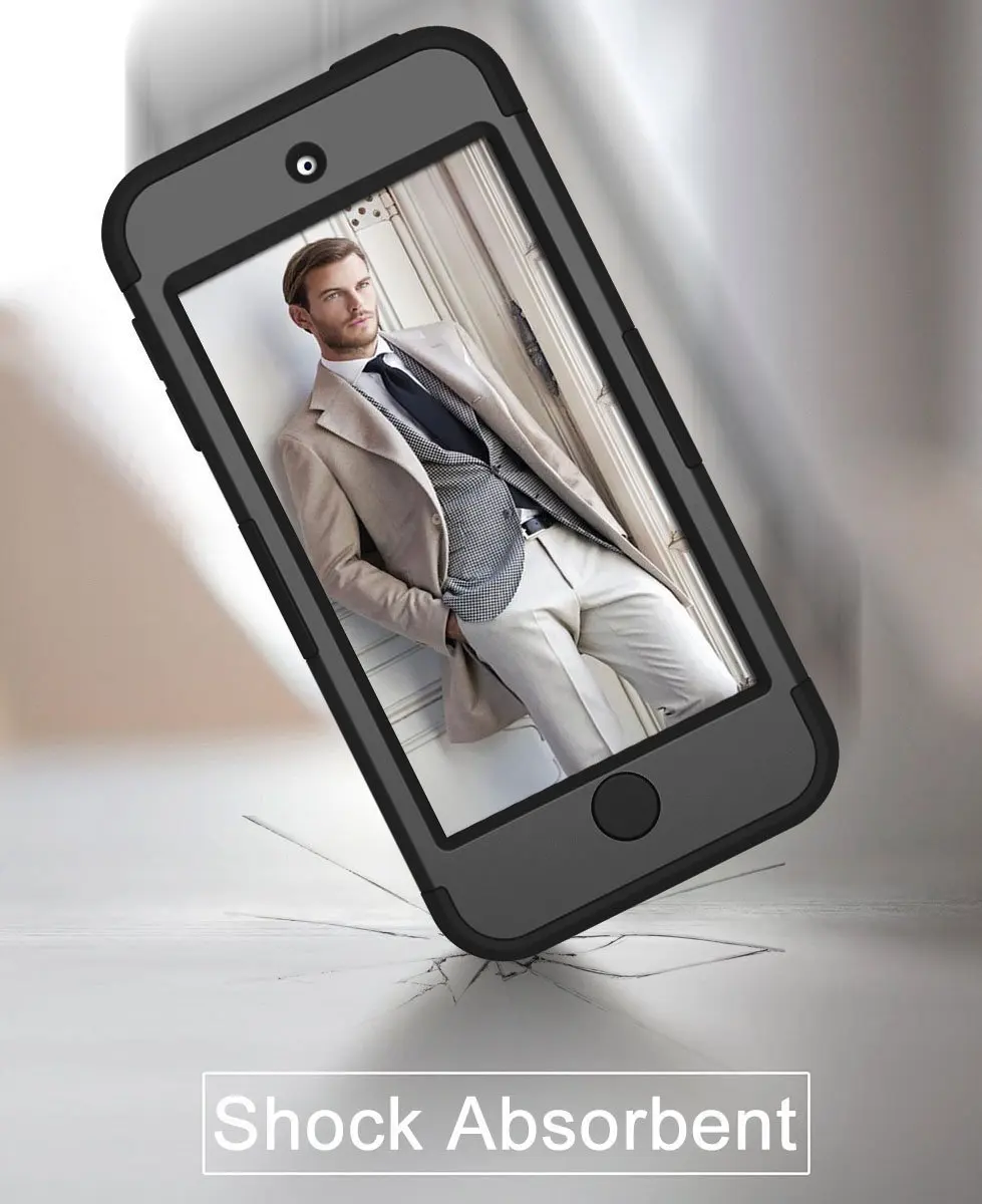 Для iPod Touch 7/Touch 6th/5th поколение чехол сверхпрочный противоударный силиконовый