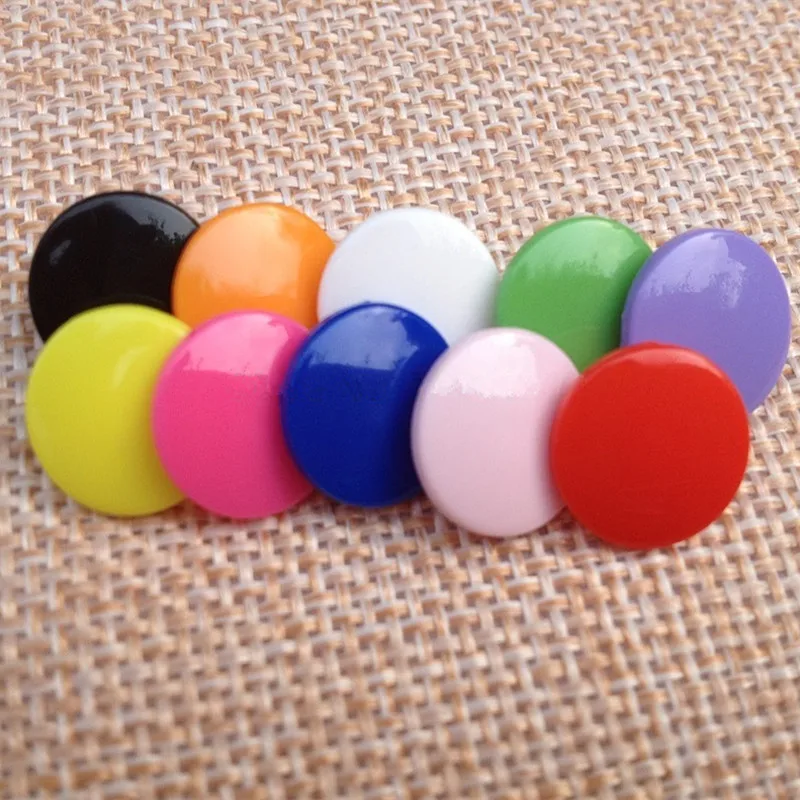 200 компл./Лот разноцветные пластиковые пуговицы T5 искусственная смола кнопки для
