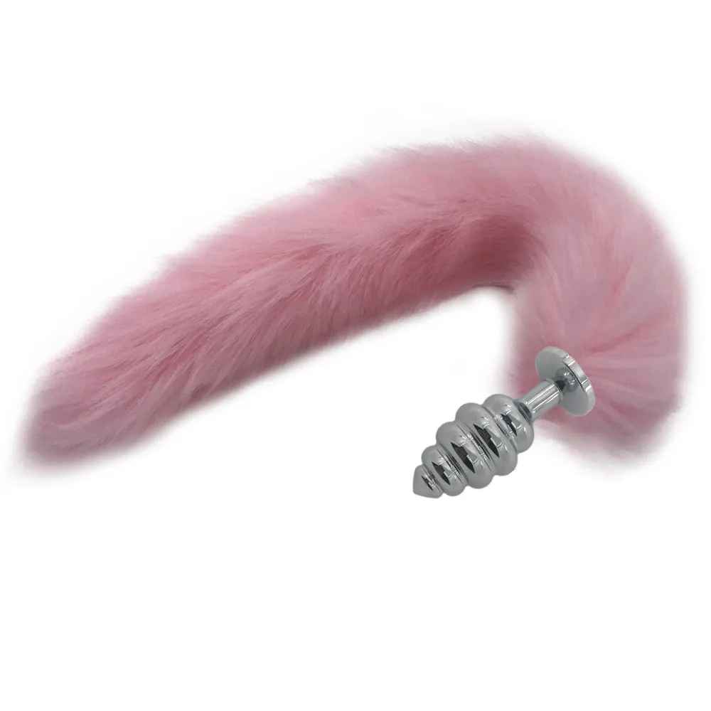 Anal Sex Toys For Women Men Adult Product Metal Plug Rabbit Tail Butt Furry Vagina Anus Toy Prostate Massager | Красота и здоровье