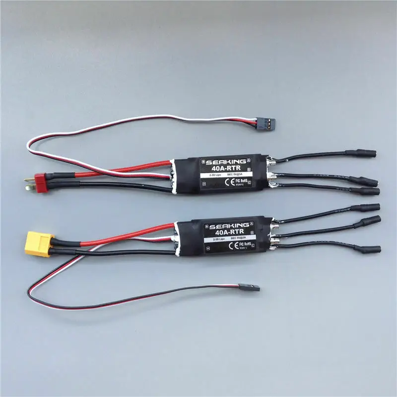 Hobbywing Seaking 40A с водяным охлаждением ESC двухсторонний регулятор скорости для RC Marine |