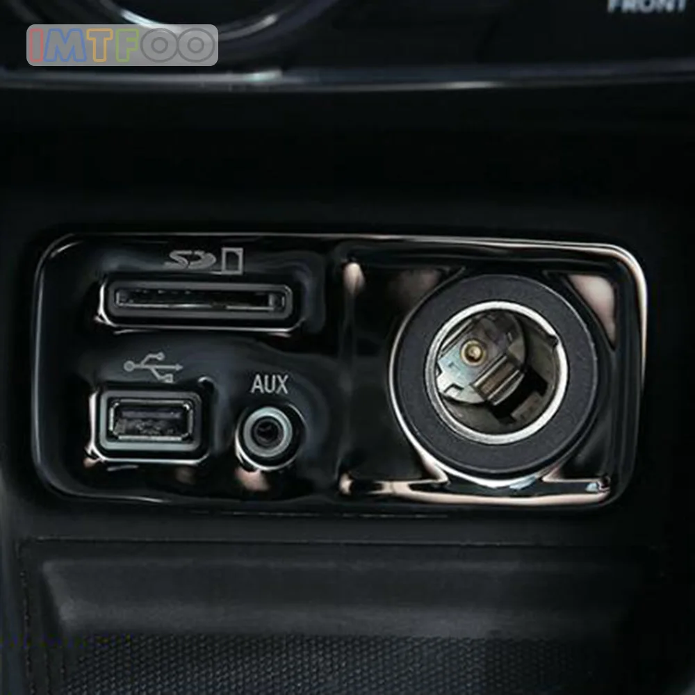 IMTFOO Автомобильный USB прикуриватель панель накладка ободок молдинги для JEEP CHEROKEE KL