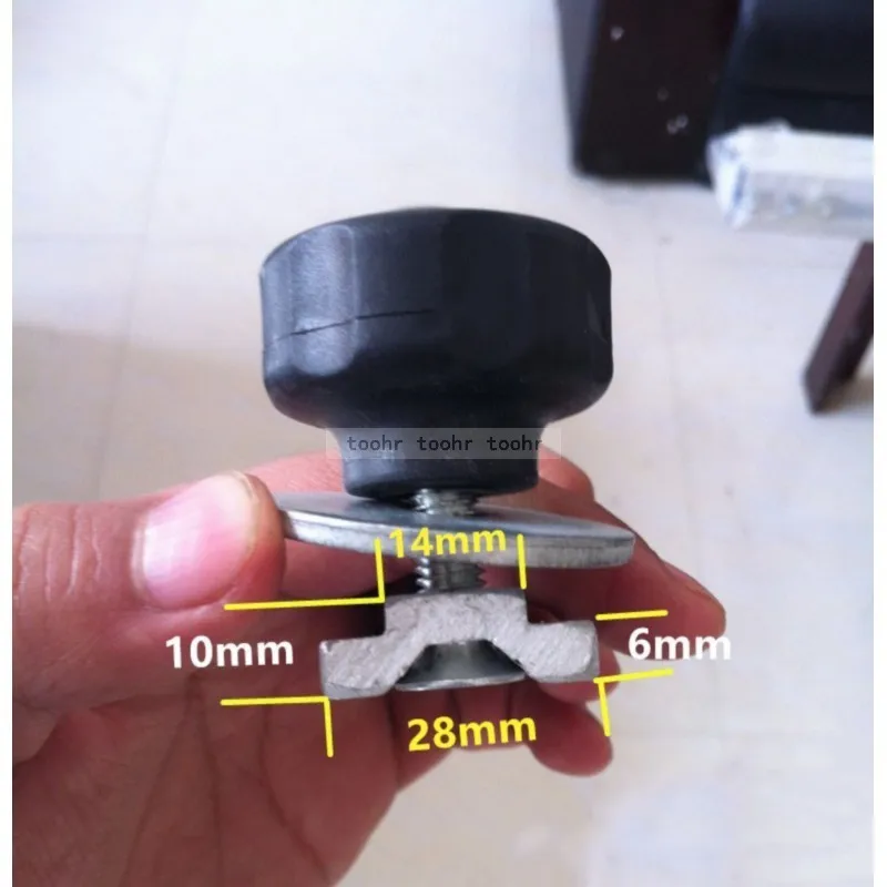 

Miter Gauge Table Saw/Router Miter Gauge Sawing Ruler+600mm Aluminium Profile 60mm height T-tracks Push Rod Woodworking tools