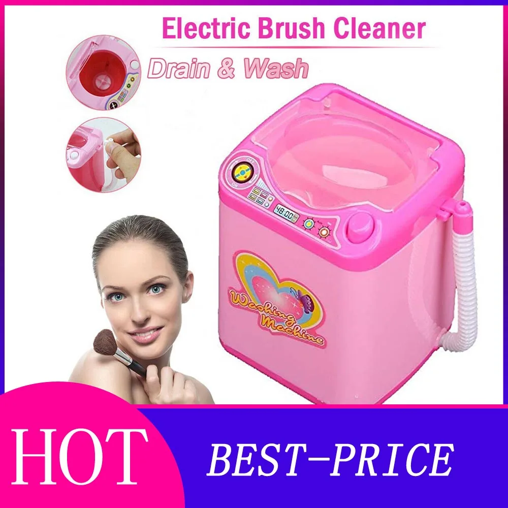 Электрическая щетка для макияжа мини очиститель удобные кисти моющее средство