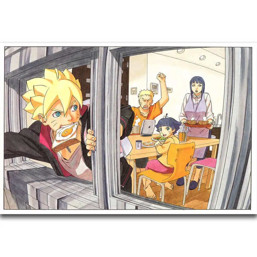 Лидер продаж японское аниме рисование на стене бойцовская ниндзя S1436 Boruto Uzumaki