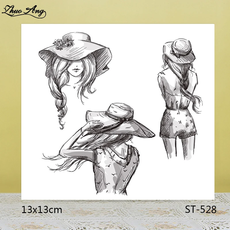 

ZhuoAng ST-528 transparent silicone stamp / stamp DIY scrapbook / photo album decorative transparent seal