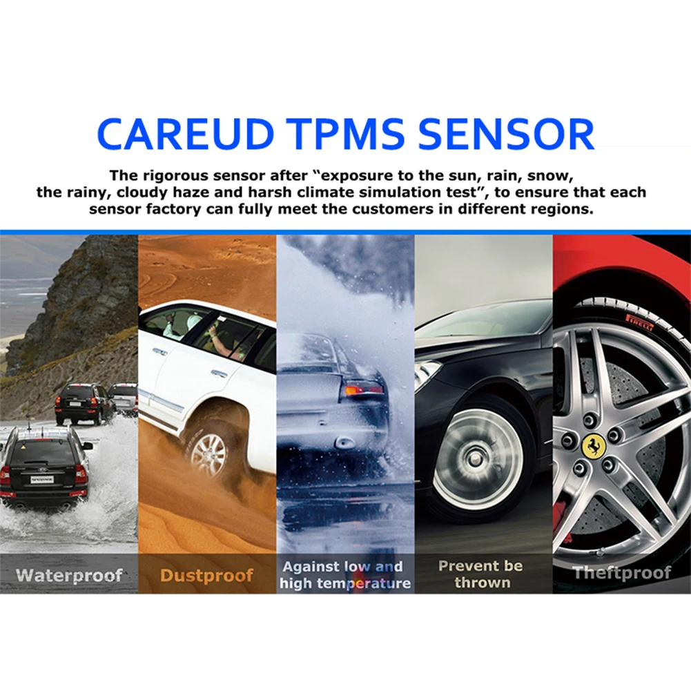 Автомобильные грузовики TPMS Автомобильная беспроводная система контроля давления в шинах 14 колесный внешний датчик цветной ЖК-дисплей в режиме реального времени Высокоточный TPMS