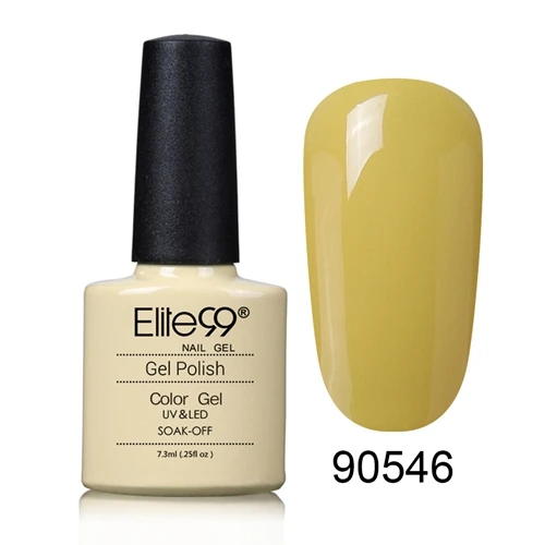 90546 Elite99 79 цветов УФ гель лак для ногтей Гель-лак долговечный замачиваемый Светодиодный УФ-гель цветной горячий гель для ногтей 7,3 мл/уп. инструмент для дизайна ногтей - Цвет: 90546